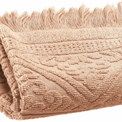 Bath towels - Zoé Guest Towel Noisette 30 X 50 - MAISON VIVARAISE - SDE VIVARAISE WINKLER