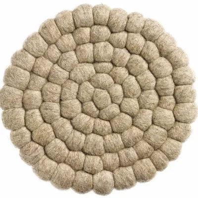 Dessous de plat - Dessous de plat Brian recyclé Naturel Diamètre 20 - MAISON VIVARAISE - SDE VIVARAISE WINKLER