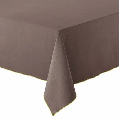 Table cloths - Grace Recycled Tablecloth Café 140 X 250 - MAISON VIVARAISE - SDE VIVARAISE WINKLER
