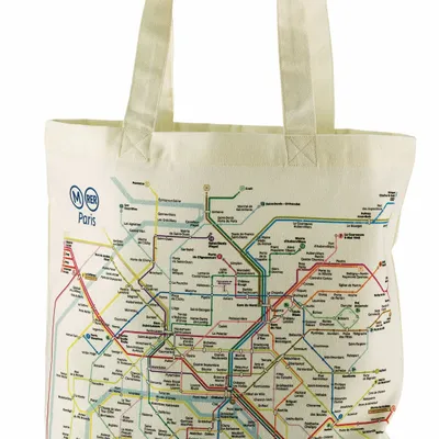 Sacs et cabas - Sac totebag RATP Ecru 38 x 42 - MAISON VIVARAISE - SDE VIVARAISE WINKLER
