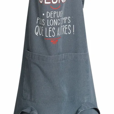 Aprons - Je suis jeune Kitchen Apron Jeans 72 X 90 - MAISON VIVARAISE - SDE VIVARAISE WINKLER