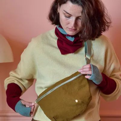 Foulards et écharpes - Écharpe Sofia Burgundy 37 x 110 - LA CERISE SUR LE GATEAU