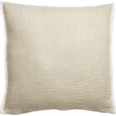 Coussins - Coussin Emilio Naturel 45 x 45 - MAISON VIVARAISE - SDE VIVARAISE WINKLER