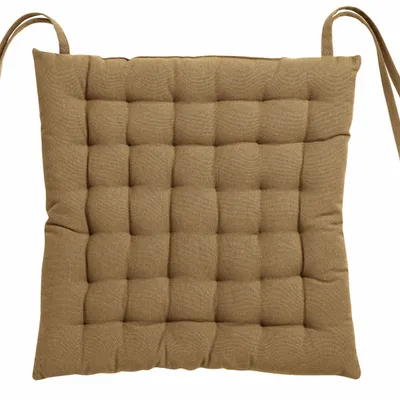 Chairs - Recycled chair seat pad Zea Tabac 38 X 38 X 3 - MAISON VIVARAISE - SDE VIVARAISE WINKLER