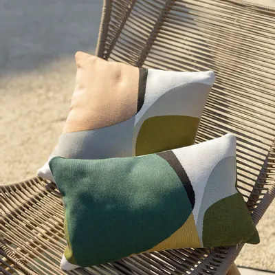 Cushions - Outdoor cushion Leana Moka 45 X 45 - MAISON VIVARAISE - SDE VIVARAISE WINKLER