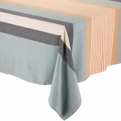 Nappes - Nappe recyclée Yuna Azur 170 x 170 - MAISON VIVARAISE - SDE VIVARAISE WINKLER