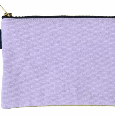 Pochettes - Pochette anse Tricolo Lilas ananas 14 x 24 - LA CERISE SUR LE GATEAU