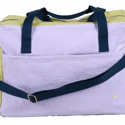 Bags and totes - Travel bag Tricolo Lilas 30 X 42 X 20 - LA CERISE SUR LE GATEAU