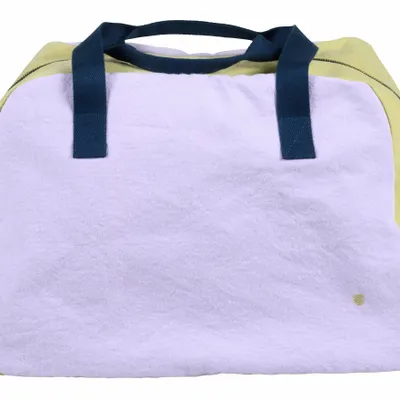 Bags and totes - Weekend Bag Tricolo Lilas 28 X 42 X 20 - LA CERISE SUR LE GATEAU