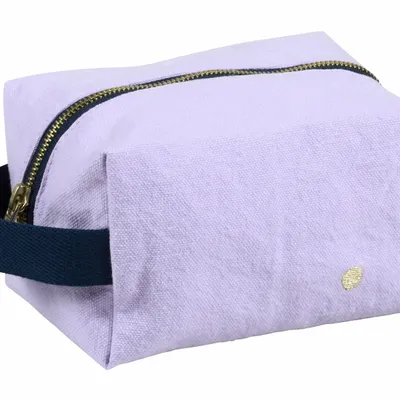 Clutches - Cube toiletry bag Iona Lilas 10 X 16 X 10 - LA CERISE SUR LE GATEAU
