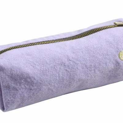 Clutches - Pencil case Tricolo Lilas 6 X 20 X 6 - LA CERISE SUR LE GATEAU