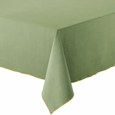 Nappes - Nappe recyclée Grace Matcha 180 x 350 - MAISON VIVARAISE - SDE VIVARAISE WINKLER