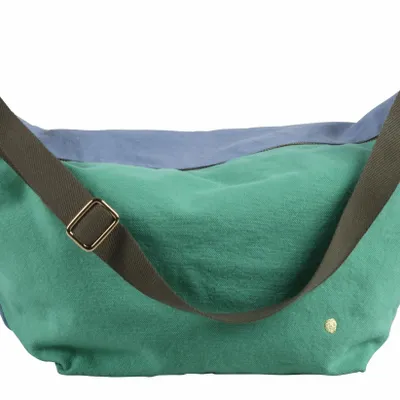 Sacs et cabas - Sac demi-lune Tricolo Détox bluetiful 53 x 28 x 12 - LA CERISE SUR LE GATEAU