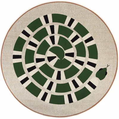 Tapis - Tapis Yoka outdoor Naturel Diamètre 160 cm - MAISON VIVARAISE - SDE VIVARAISE WINKLER