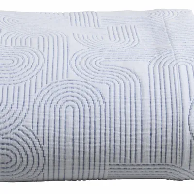 Bed linens - Bedspread Kiko Indigo 240 X 260 - LA CERISE SUR LE GATEAU