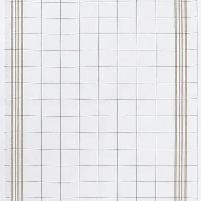 Torchons - Torchon Carreaux taupe 50 X 70 - MAISON VIVARAISE - SDE VIVARAISE WINKLER