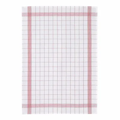 Torchons - Torchon Metis Carreaux rouge 55 X 75 - MAISON VIVARAISE - SDE VIVARAISE WINKLER