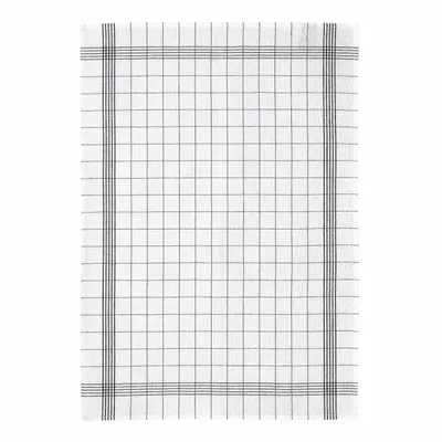 Torchons - Torchon Metis Carreaux noir 55 X 75 - MAISON VIVARAISE - SDE VIVARAISE WINKLER