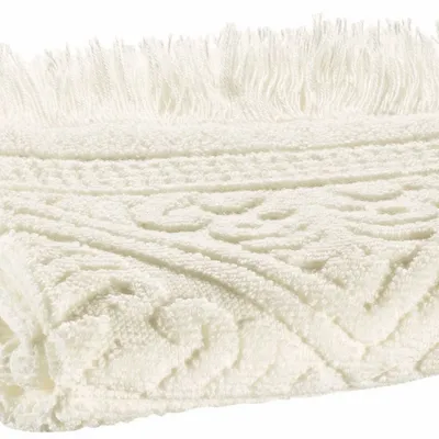 Serviettes de bain - Serviette invité Zoé Craie 30 X 50 - MAISON VIVARAISE - SDE VIVARAISE WINKLER