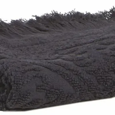 Bath towels - Zoé Bath Towel Carbone 70 X 140 - MAISON VIVARAISE - SDE VIVARAISE WINKLER