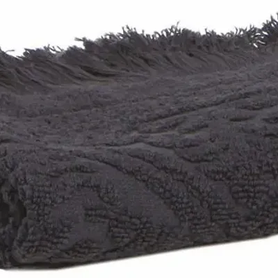 Serviettes de bain - Drap de bain Zoé Carbone 100 X 180 - MAISON VIVARAISE - SDE VIVARAISE WINKLER