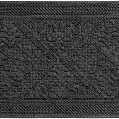 Other bath linens - Enzo Bath Mat Carbone 54 X 110 - MAISON VIVARAISE - SDE VIVARAISE WINKLER