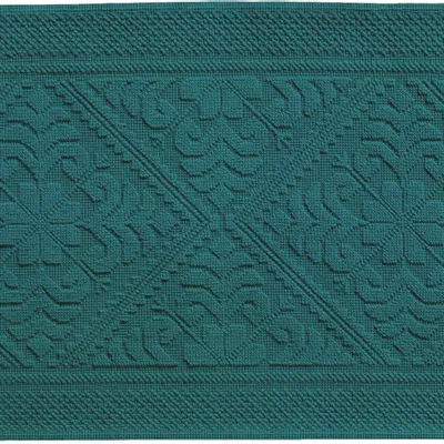Other bath linens - Enzo Bath Mat Peacock 54 X 110 - MAISON VIVARAISE - SDE VIVARAISE WINKLER