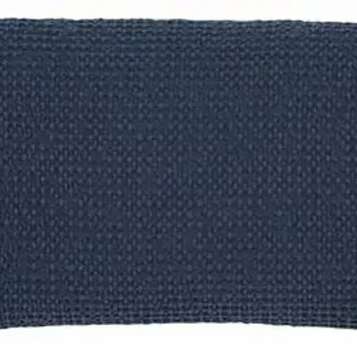 Cushions - Cushion Stonewashed Maia Navy 30 X 50 - MAISON VIVARAISE - SDE VIVARAISE WINKLER