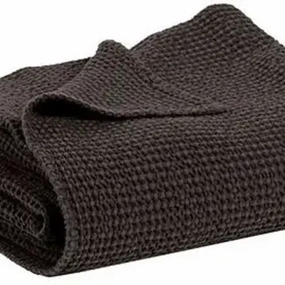 Bed linens - Maia Bed Throw Carbone 240 X 260 - MAISON VIVARAISE - SDE VIVARAISE WINKLER