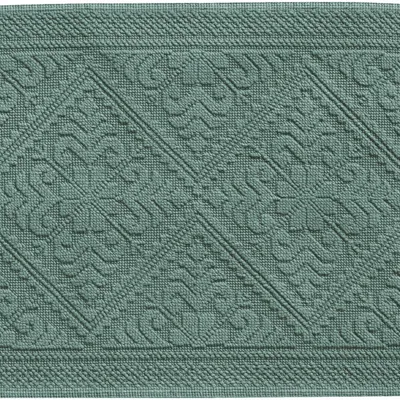Other bath linens - Enzo Bath Mat Vert de gris 54 X 64 - MAISON VIVARAISE - SDE VIVARAISE WINKLER