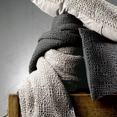 Linge de lit - Jeté Tana Lin 240 X 260 - MAISON VIVARAISE - SDE VIVARAISE WINKLER