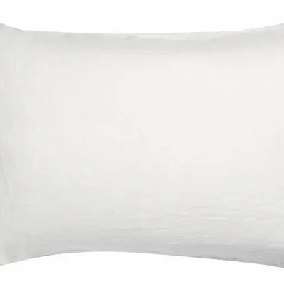 Linge de lit - Taie d'oreiller Zeff Blanc 50 x 75 - MAISON VIVARAISE - SDE VIVARAISE WINKLER