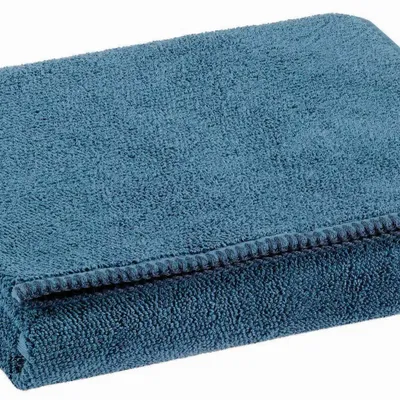 Bath towels - Bora Bath Towel Acier 50 X 100 - MAISON VIVARAISE - SDE VIVARAISE WINKLER