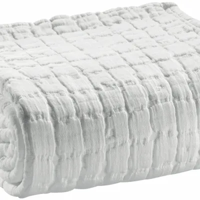 Linge de lit - Jeté de lit Swami Blanc 180 x 260 - MAISON VIVARAISE - SDE VIVARAISE WINKLER