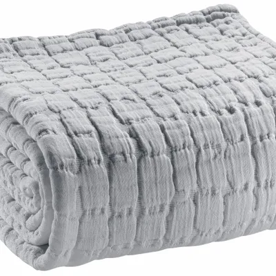 Bed linens - Swami Bed Throw Perle 240 X 260 - MAISON VIVARAISE - SDE VIVARAISE WINKLER