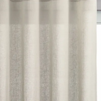 Curtains and window coverings - Zeff Voile Curtain Craie 140 X 280 - MAISON VIVARAISE - SDE VIVARAISE WINKLER