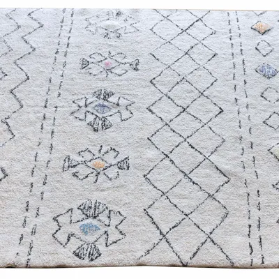 Tapis - Tapis Seabert Ivoire/Multi 120 X 180 - MAISON VIVARAISE - SDE VIVARAISE WINKLER