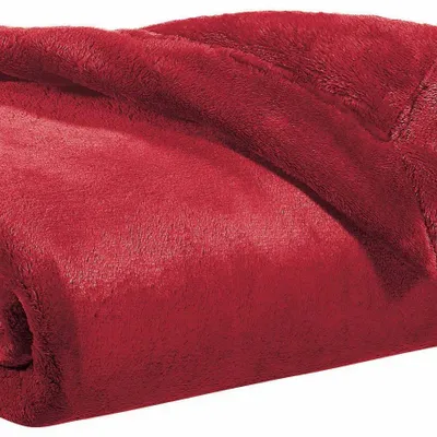 Throw blankets - Tender Throw Blanket Rubis 150 X 200 - MAISON VIVARAISE - SDE VIVARAISE WINKLER