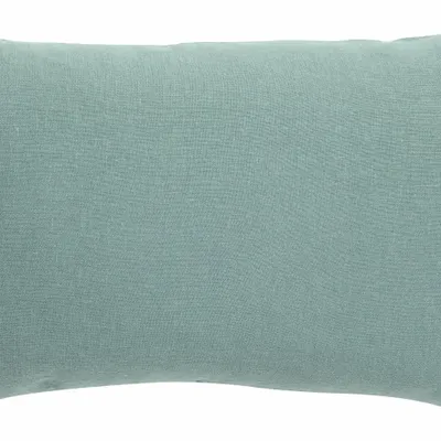 Coussins - Coussin uni Zeff Vert de gris 40 x 65 - MAISON VIVARAISE - SDE VIVARAISE WINKLER