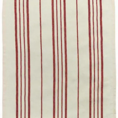 Torchons - Torchon Rayé Karma Ecru/Rouge 55 x 75 - MAISON VIVARAISE - SDE VIVARAISE WINKLER