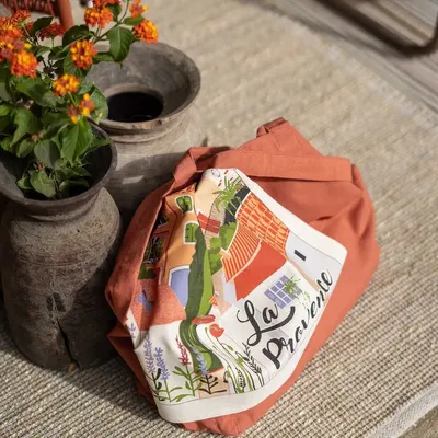 Dish towels - Village Provence Tea Towel Écru 48 X 72 - MAISON VIVARAISE - SDE VIVARAISE WINKLER