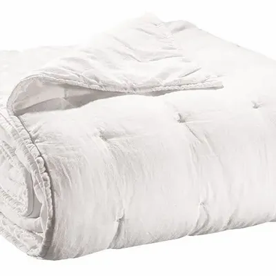 Linge de lit - Chemin de lit Zeff Blanc 90 x 240 - MAISON VIVARAISE - SDE VIVARAISE WINKLER