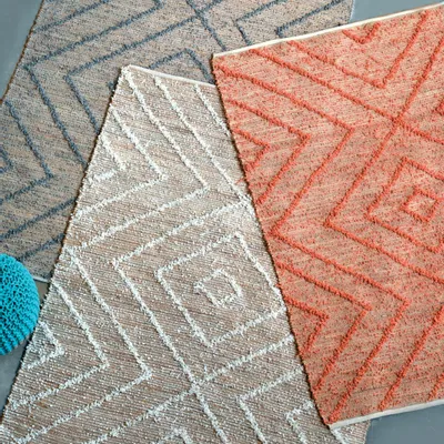 Tapis - Tapis Worgan Gris 60 x 90 - MAISON VIVARAISE - SDE VIVARAISE WINKLER