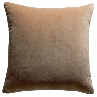 Cushions - Plain Cushion Elise Camel 45 X 45 - MAISON VIVARAISE - SDE VIVARAISE WINKLER