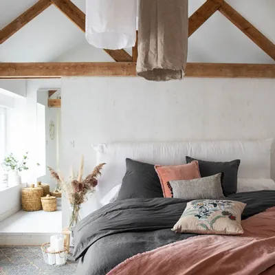 Coussins - Coussin uni Zeff Tonnerre 45 x 45 - MAISON VIVARAISE - SDE VIVARAISE WINKLER