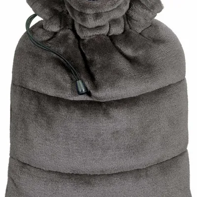 Bed linens - Tender Hot Water Bottle Asphalte 23 X 33 - MAISON VIVARAISE - SDE VIVARAISE WINKLER