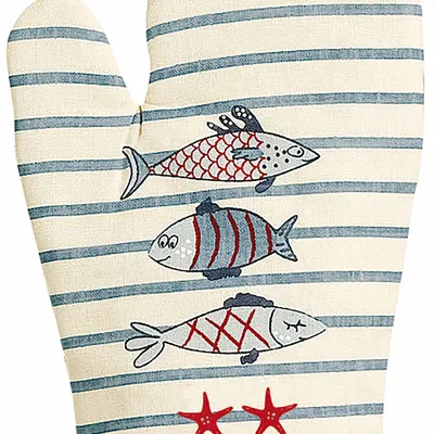 Maniques - Gant de cuisine New Pesk Bleu 18 x 28 - MAISON VIVARAISE - SDE VIVARAISE WINKLER