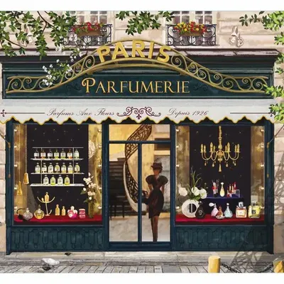Placemats - Placemat Parfumerie Paris Assortis 30 X 45 - MAISON VIVARAISE - SDE VIVARAISE WINKLER