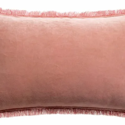 Coussins - Coussin uni Fara Pink 30 x 50 - MAISON VIVARAISE - SDE VIVARAISE WINKLER