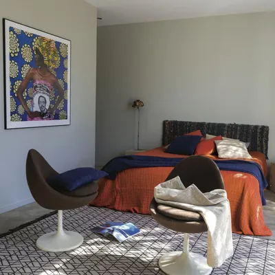 Bed linens - Swami Bed Throw Rooibos 180 X 260 - MAISON VIVARAISE - SDE VIVARAISE WINKLER